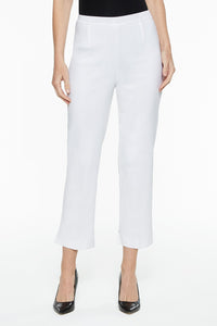White Ankle Lined Pant Color White