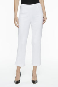 White Ankle Lined Pant Color White