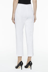 White Ankle Lined Pant Color White