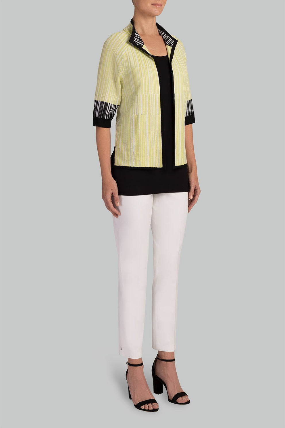 Aurora Stand Collar Jacket Color Aurora/Black/White