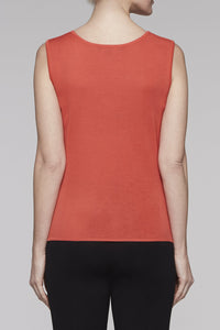 Zinnia Scoop Neck Tank Color Zinnia